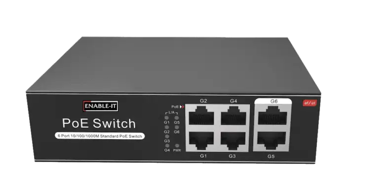 Enable-IT 8805 6 Port Gigabit PoE Switch