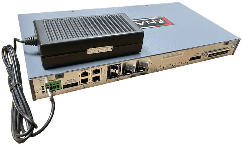 Enable-IT 8924 DSLAM Rear with Power Brick