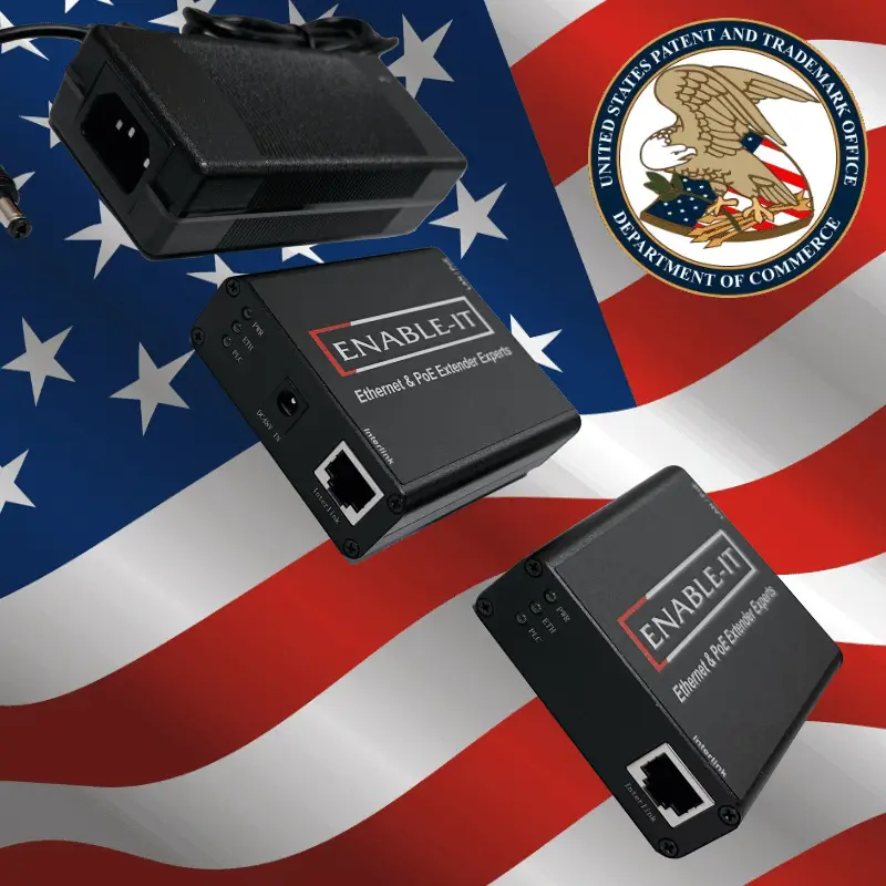 Reasons Why Buy Enable-IT Ethernet Extenders or PoE Extenders 1 Enable-IT 821P PoE Extender Solution Made in USA