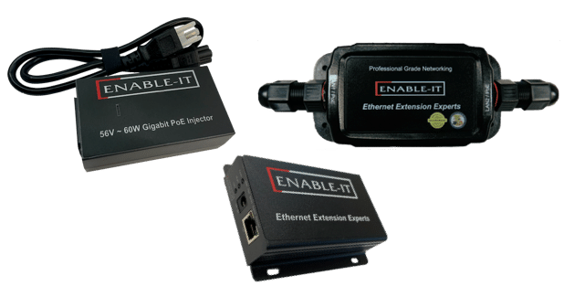 Enable-IT 860XW PRO Outdoor Gigabit Ethernet Extender Kit