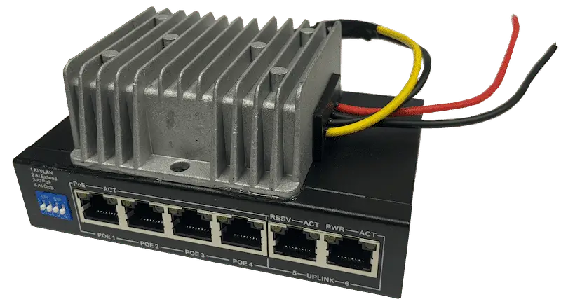 Innovative Firetruck Security Surveillance with Mobile PoE 8805M 7 Enable-IT 8805M
