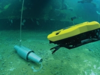 Enable-IT Extender tethered ROV approaching mine