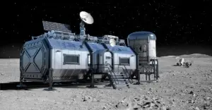 Lunar Moon base Living Modules