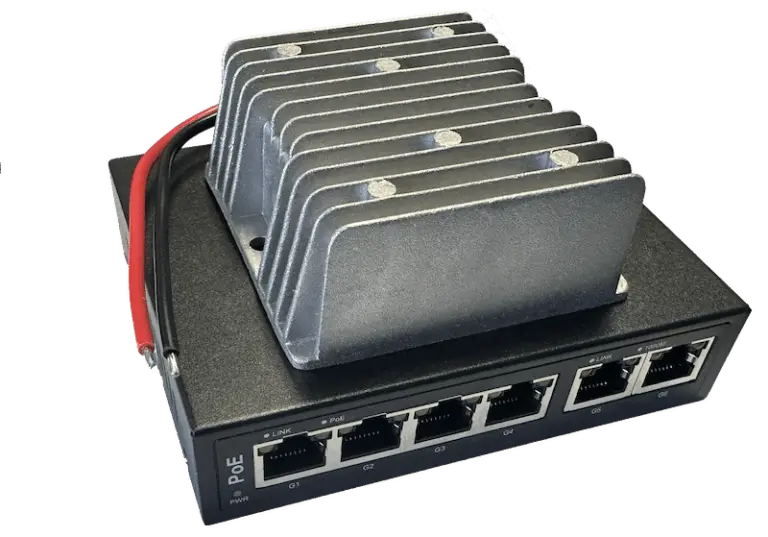 Enable-IT 8805M 6 Port Gigabit PoE Switch 12V DC Powered