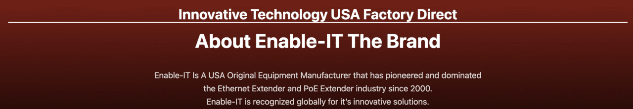 About Enable-IT The Brand Banner