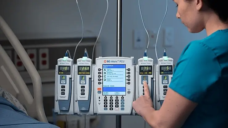 PoE Network powered infusion Pump