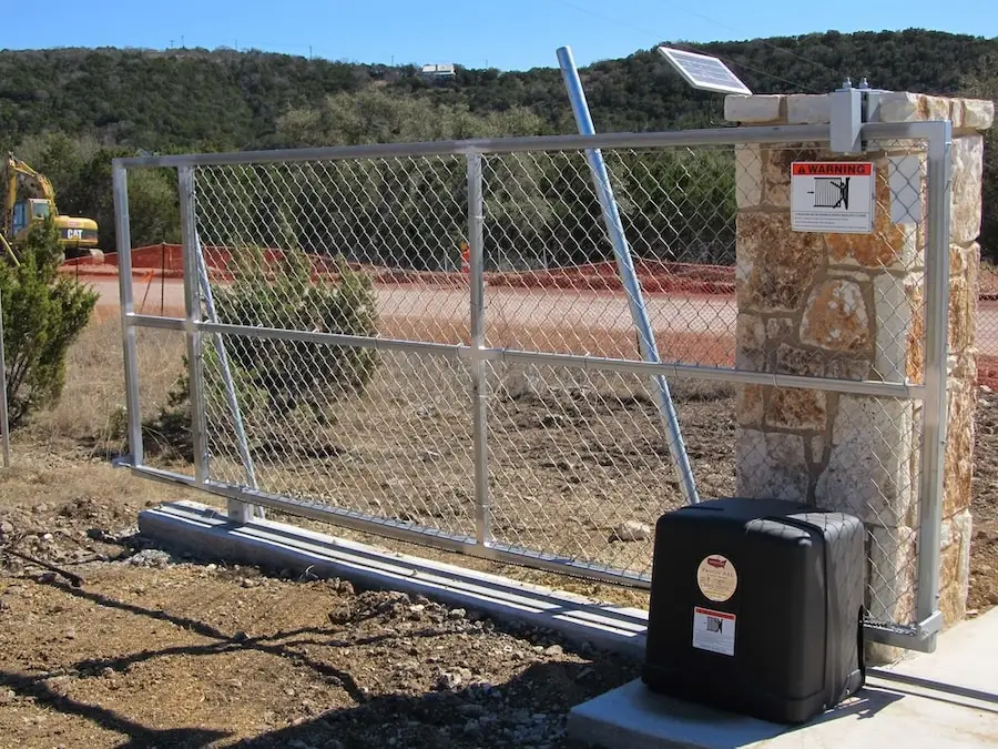 Exceptional Remote Gate Access Control and Video Surveillance 2 Solar-Ethernet Extender-Gate