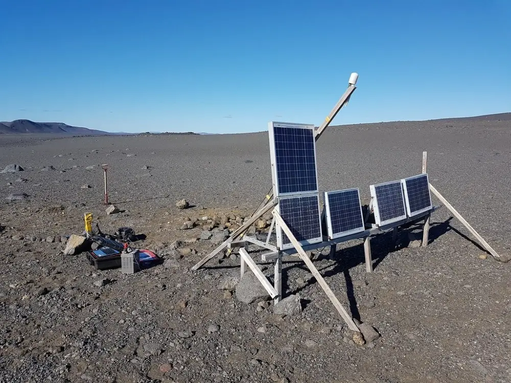 Improved 1 Volcano Monitoring and Volcano Prediction by EnableIT 6 Volcano Monitoring Solar Panels for Backup