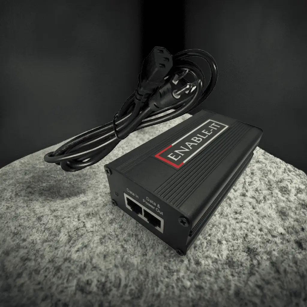 Gigabit PoE Injector 1 Enable-IT 360 Gigabit PoE Injector 61W 56V