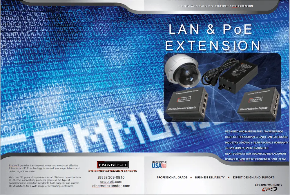 Why Enable-IT We Are # 1 The Ultimate Ethernet Extender & PoE Extender 7 Catalog Logo