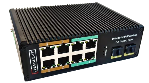 Enable-IT 8808 Dual SFP 8 Port Gigabit PoE Switch