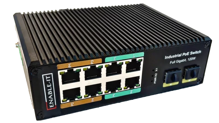 Enable-IT 8808 Dual SFP 8 Port Gigabit PoE Switch