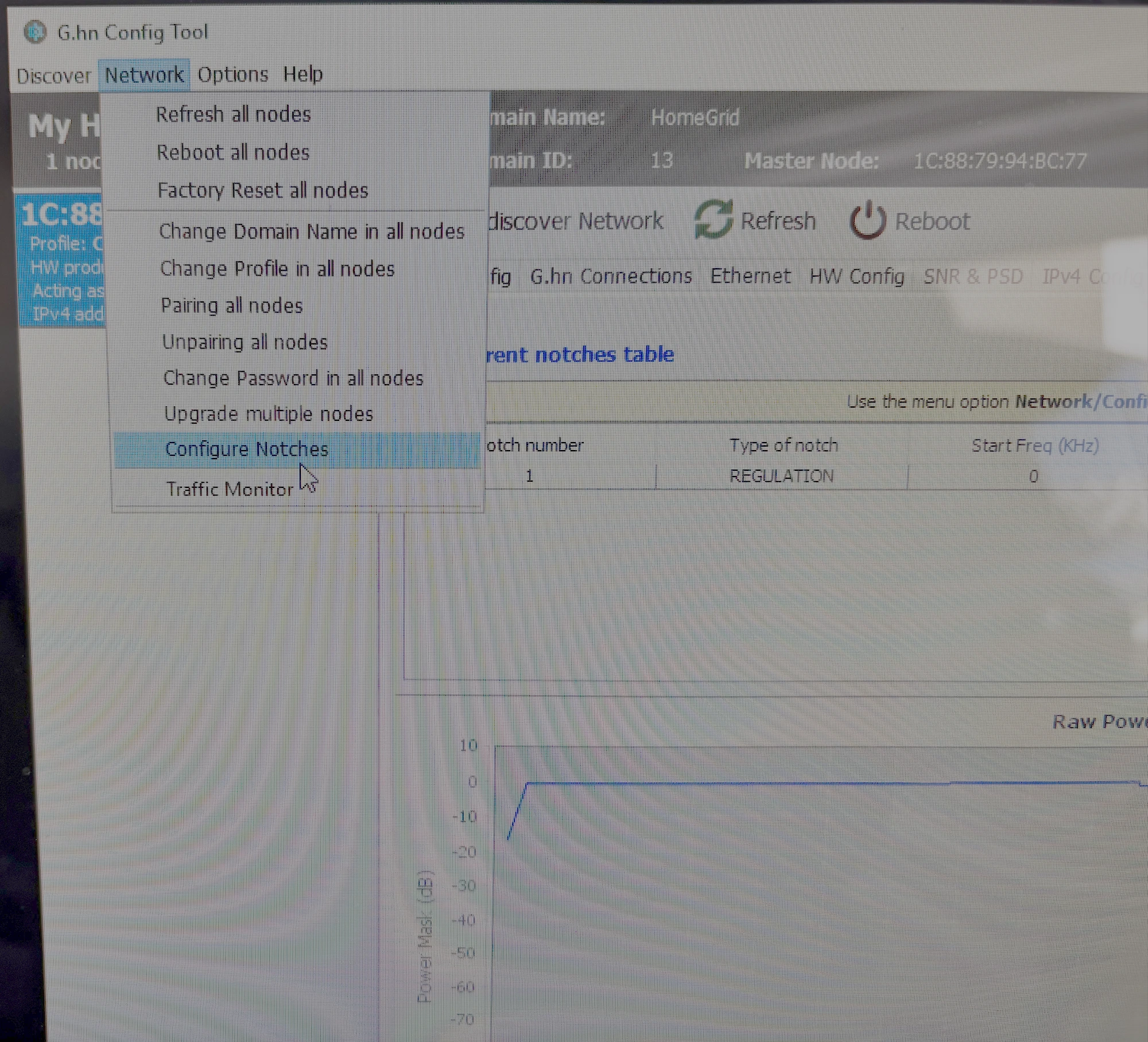 Enable-IT G.Hn Configure Notches 1