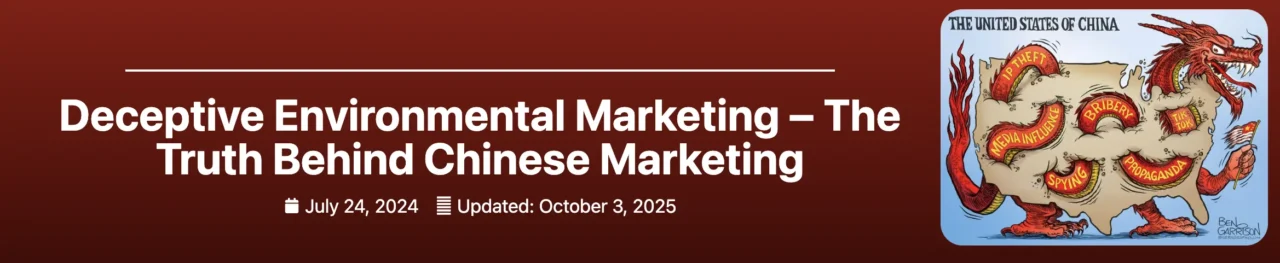 Deceptive Environmental Marketing – The Truth Behind Chinese Marketing banner