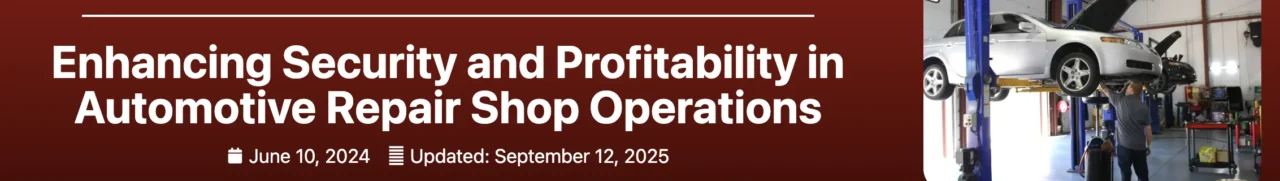 Enhancing Security and Profitability in Automotive Repair Shop Operations banner