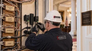 Old wiring in white house