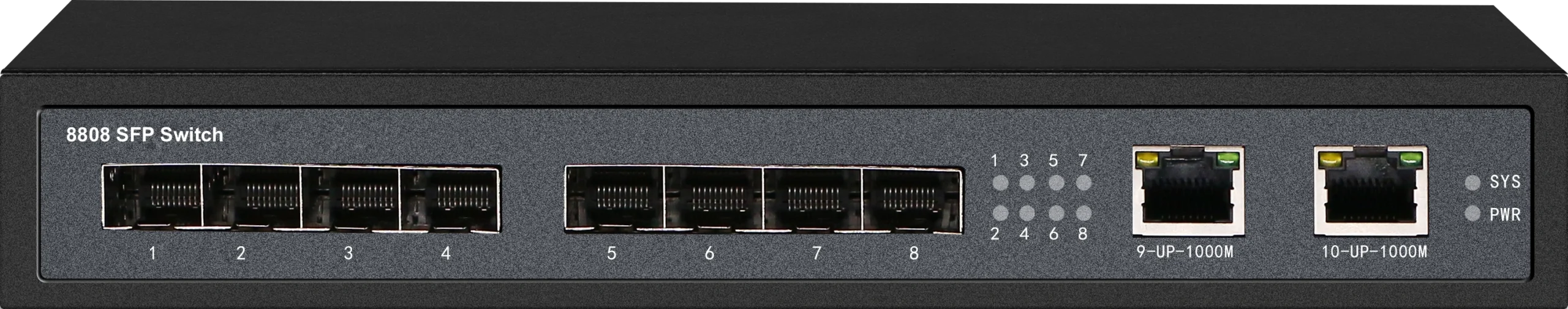 8808 SFP DSLAM Chassis (Add up to 8 modems) 2 8808 SFP Gigabit Extender Chassis