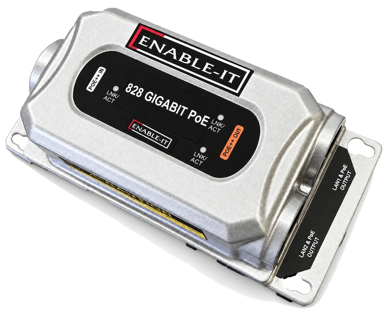 Enable-IT 828WP Outdoor IP68 Rated Waterproof Gigabit PoE Extender 2 828W Outdoor PoE Extender