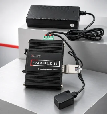 Enable-IT 865Q PRO Dual Gigabit LAN PoE Extender CO Unit