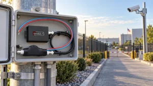 Coax Powerline Gigabit Ethernet Over High Voltage DC Power at Distance