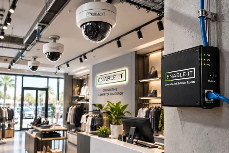 Daisy Chain Enable-IT PoE Extenders - Unlocking Connectivity Potential: