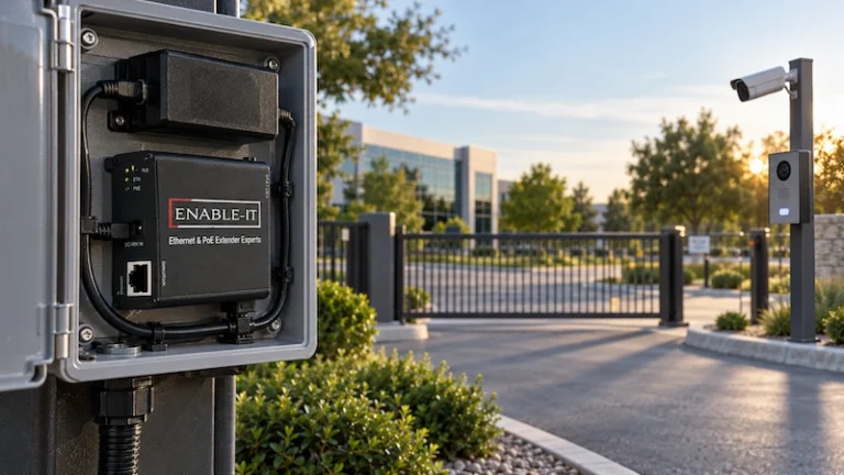 Enable-IT 821P PoE Extender in Action - The Unrivaled Leader in Custom Ethernet Extender and PoE Extender Solutions Made-in-the-USA