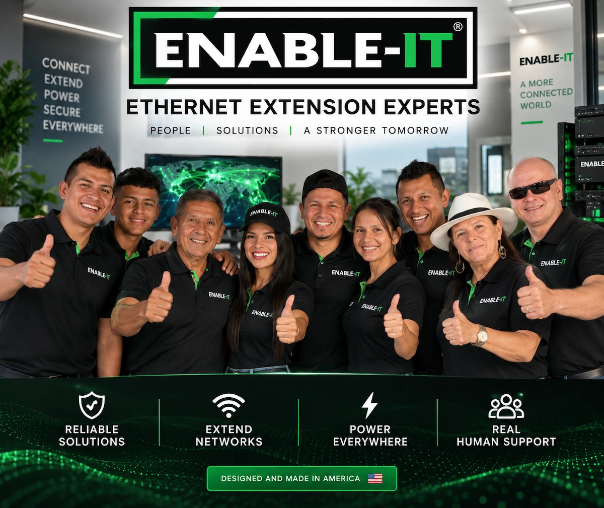 Enable-IT 860XS PRO Gigabit Ethernet Extender 6 Enable-IT Ethernet Extender & PoE Extender Solutions
