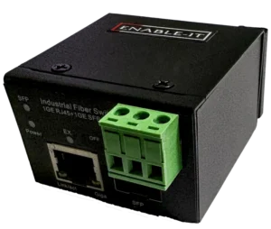 Enable-IT Mini Industrial Gigabit SFP Transceiver Din rail Mount