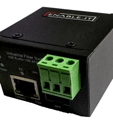 Enable-IT Mini Industrial Gigabit SFP Transceiver Din rail Mount