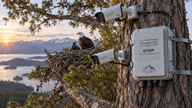 Wildlife Camera by Enable-IT PoE Extenders