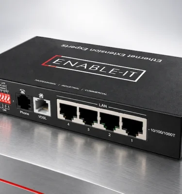 Enable-IT-860-PRO-Gigabit-Ethernet-Extender - Vista de trás
