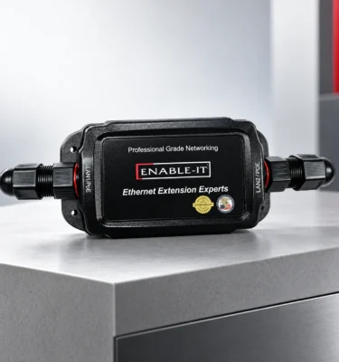 Enable-IT 324W 12v -24V 25W Inline Gigabit PoE Reducer