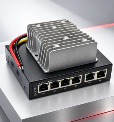 Enable-IT 8805M Automotive - Mobile Gigabit PoE 6 Port PoE Switch Front