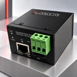 Enable-IT Single-Port-Transceiver-Din-rail-Mount